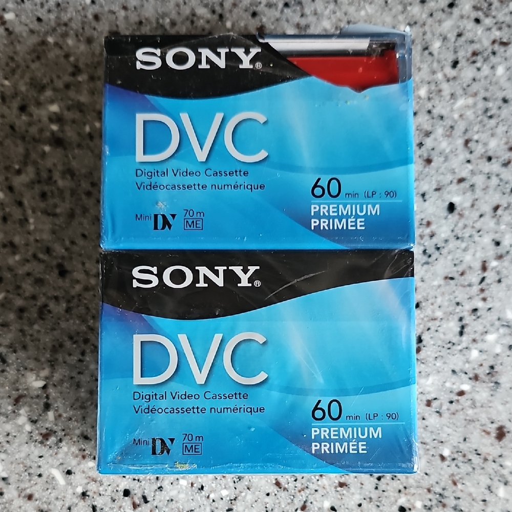 Sony DVC MiniDV Tapes 60 Minute, Set Of 4